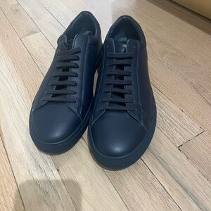 Navy Leather Sneakers Oliver Cabell